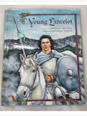 Young Lancelot Robert D. San Souci Hardcover Book Vintage Novel Read Classic